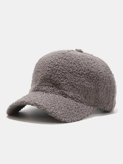 Soft Teddy Fleece Baseball Cap
