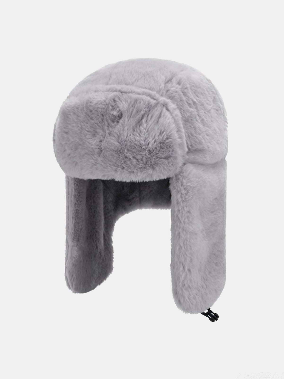Solid Colour Faux Rabbit Fur Trapper Hat