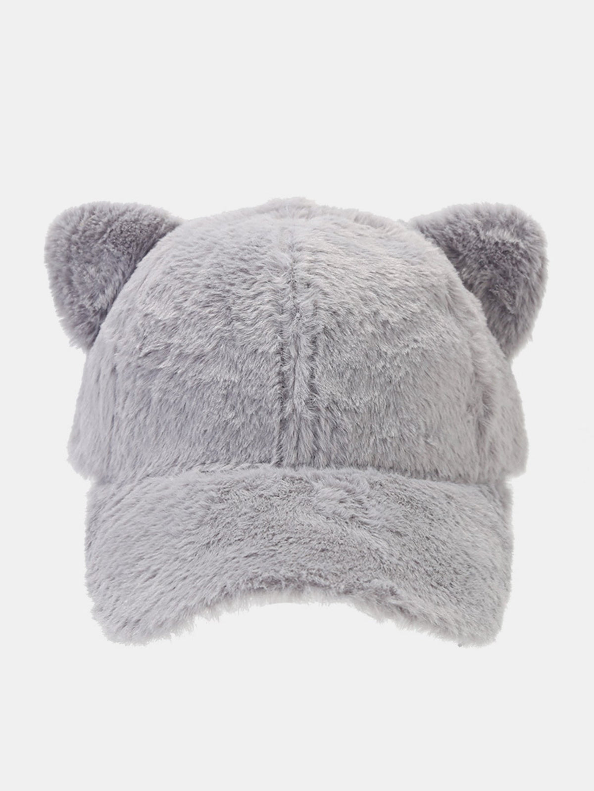 Fluffy Plush Cat Ear Baseball Cap