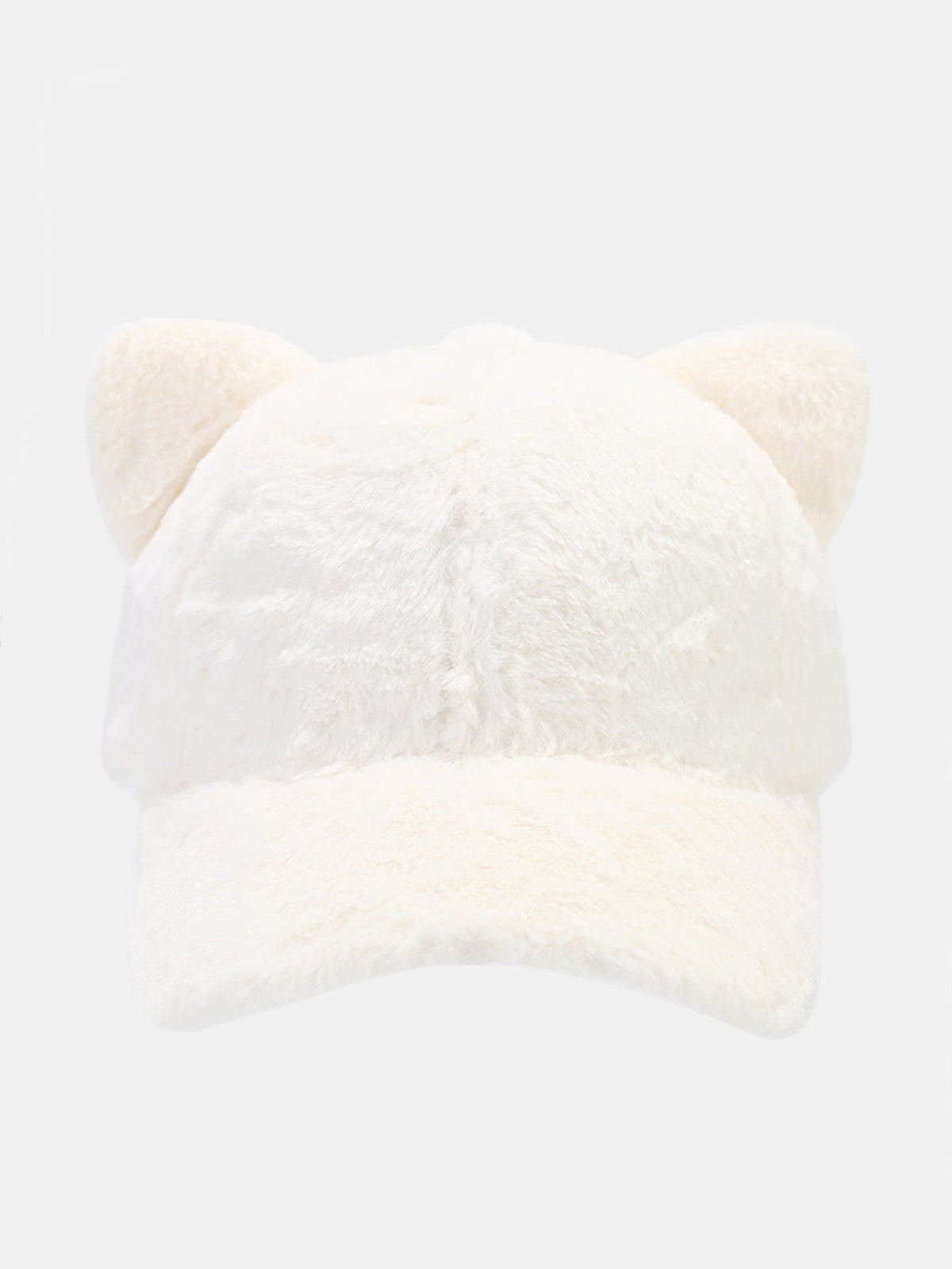 Fluffy Plush Cat Ear Baseball Cap