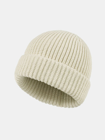 2-in-1 Convertible Ribbed Knit Balaclava Beanie
