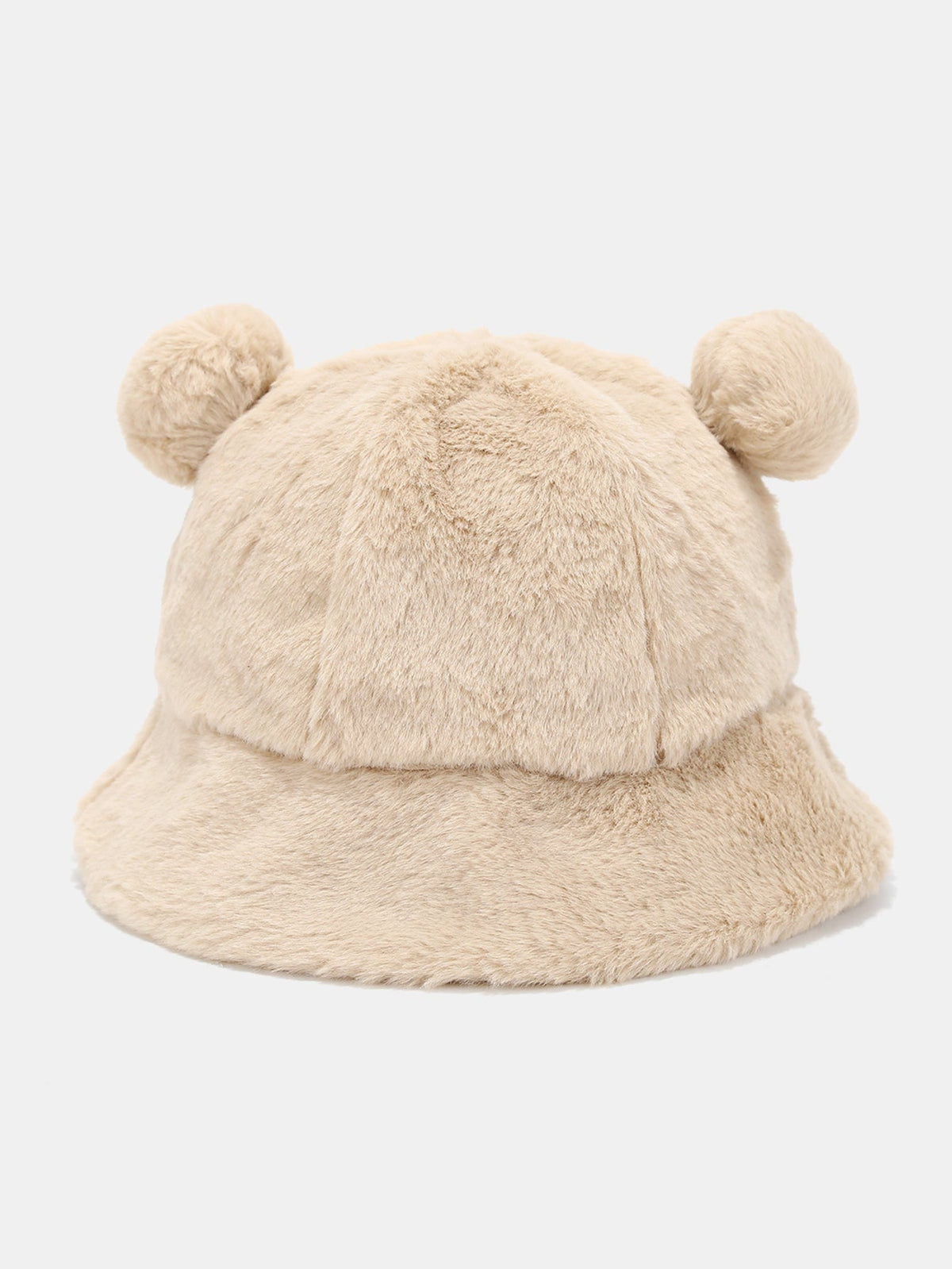 Bear Ear Faux Fur Winter Bucket Hat