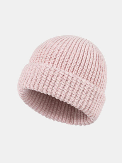 2-in-1 Convertible Ribbed Knit Balaclava Beanie