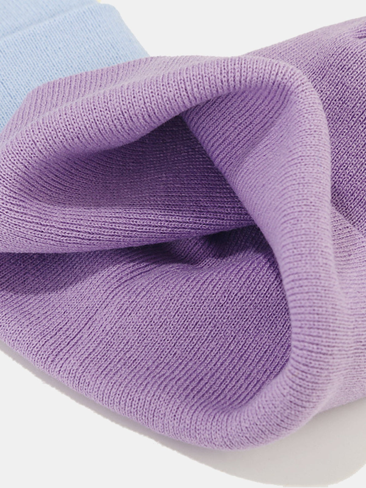 Gorro de malha com orelhas de vaca, gorro de inverno macio e quente com orelhas de animais, punho dobrado e estilo casual streetwear