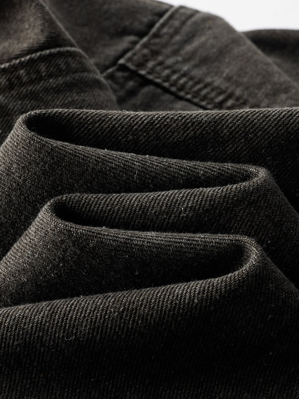Sobrecamisa utilitária de jeans lavado