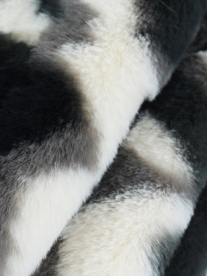 Camo Faux Fur Hooded Gilet