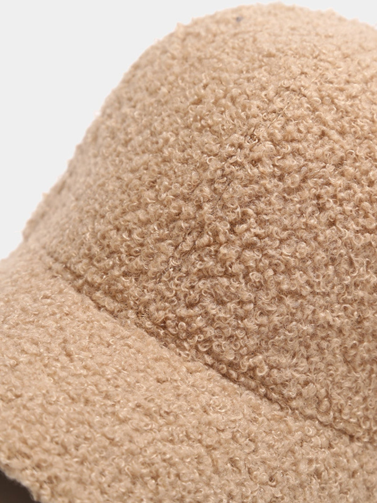 Soft Teddy Fleece Baseball Cap