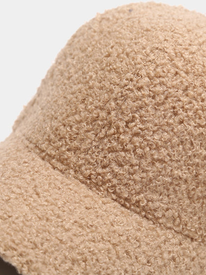 Soft Teddy Fleece Baseball Cap
