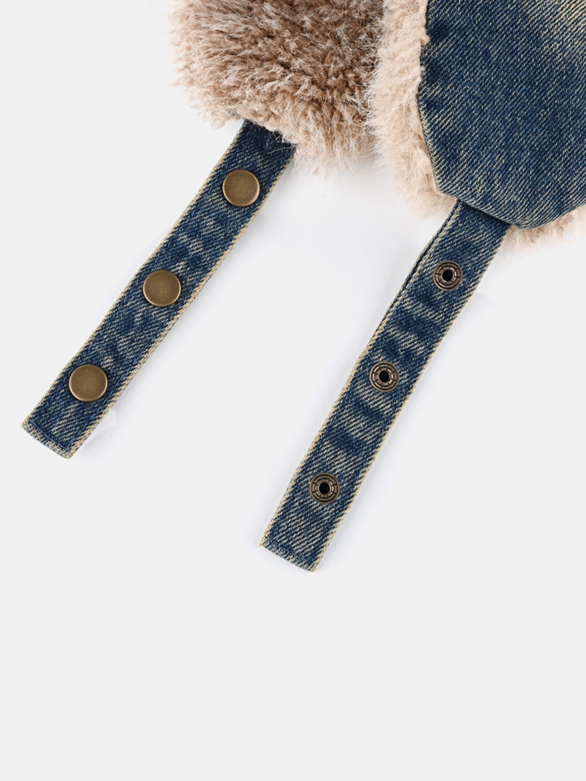 Washed Denim Wool-Lined Hunter Hat