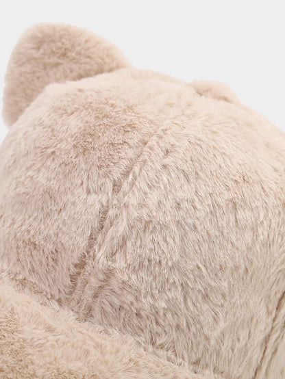Fluffy Plush Cat Ear Baseball Cap