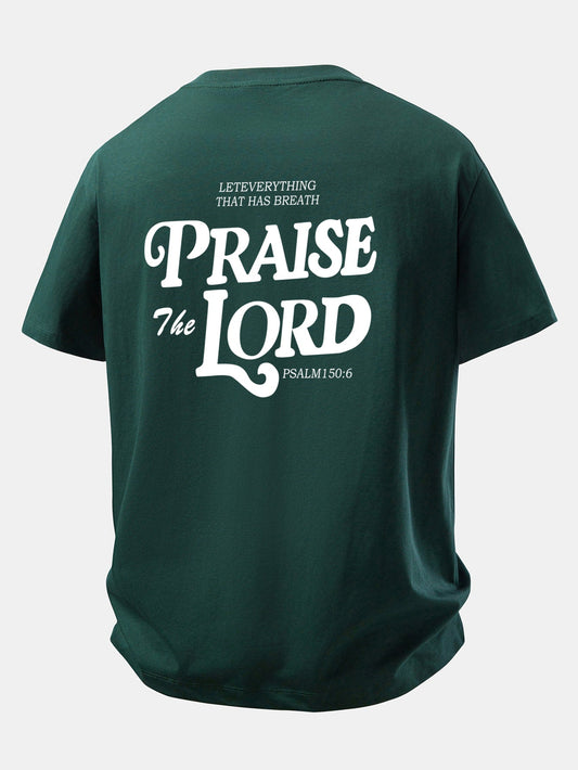 "Praise The Lord" Relaxed Cotton T-Shirt