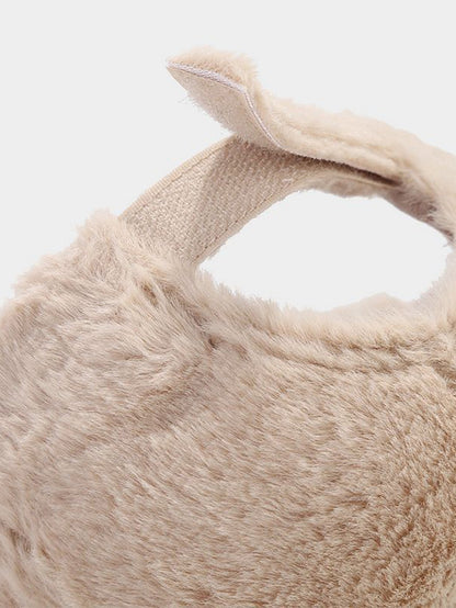 Fluffy Plush Cat Ear Baseball Cap