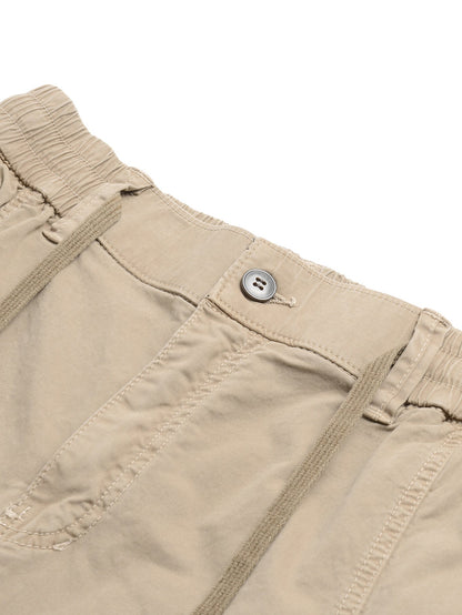 Vintage Washed Wide Leg Cargo Trousers