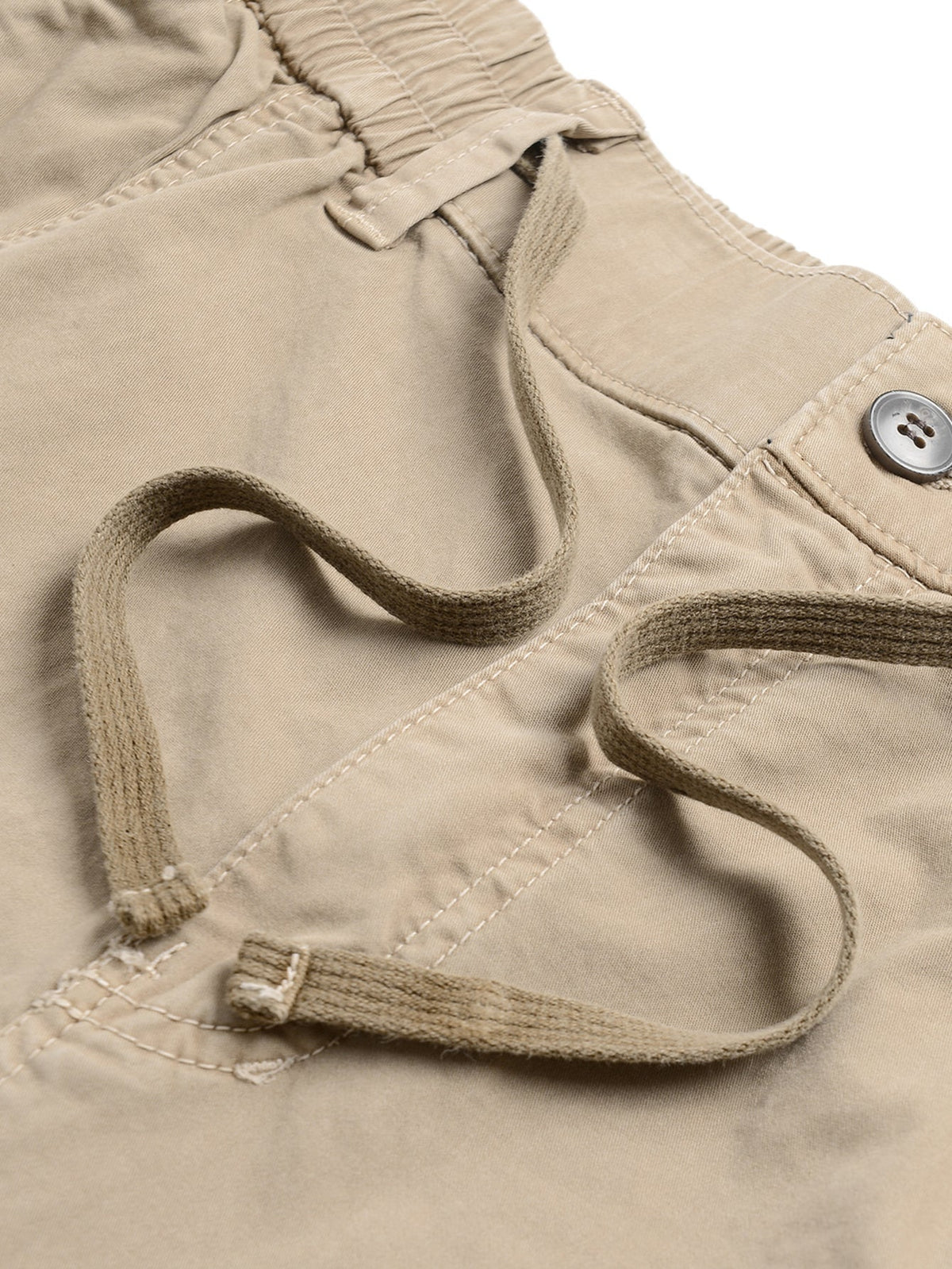 Vintage Washed Wide Leg Cargo Trousers
