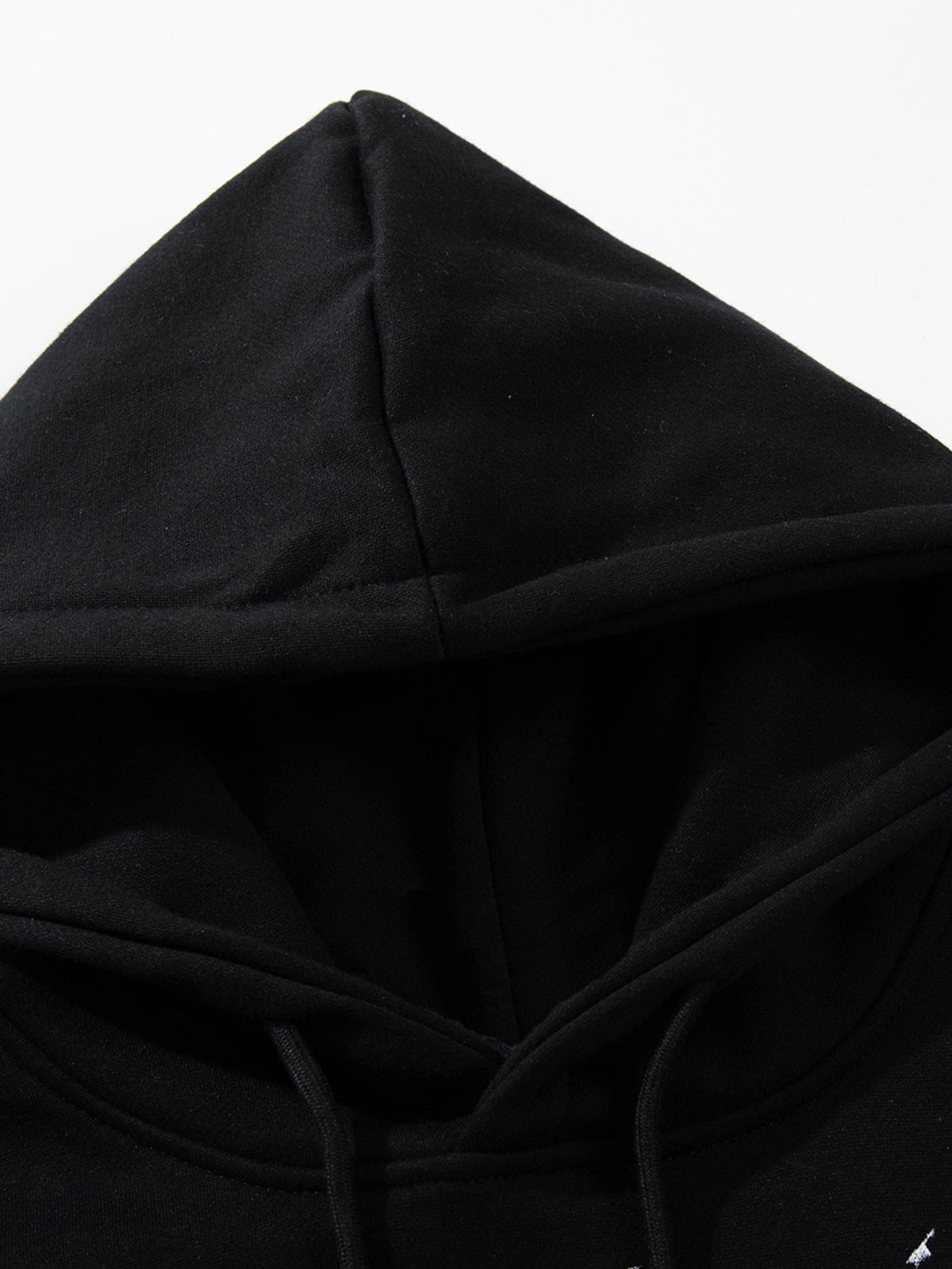 Washed Skeleton Print Hoodie