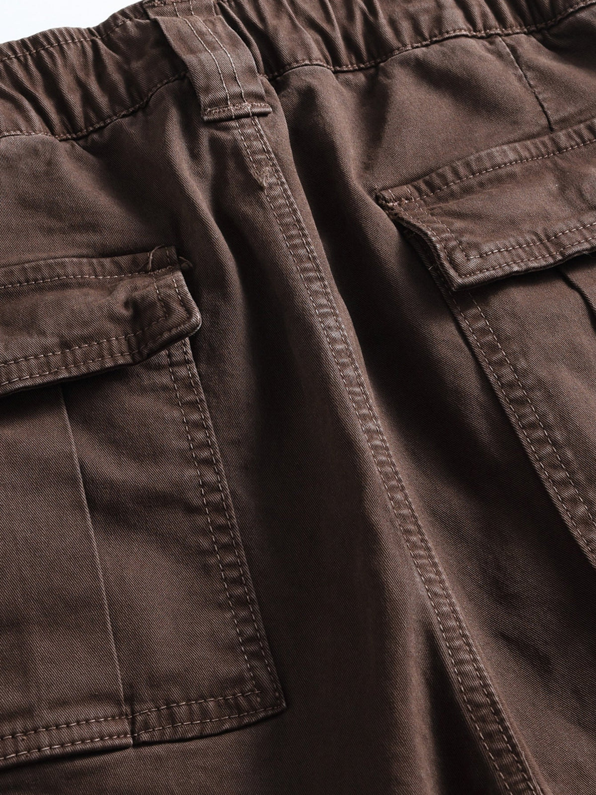 Vintage Washed Barrel Leg Cargo Trousers