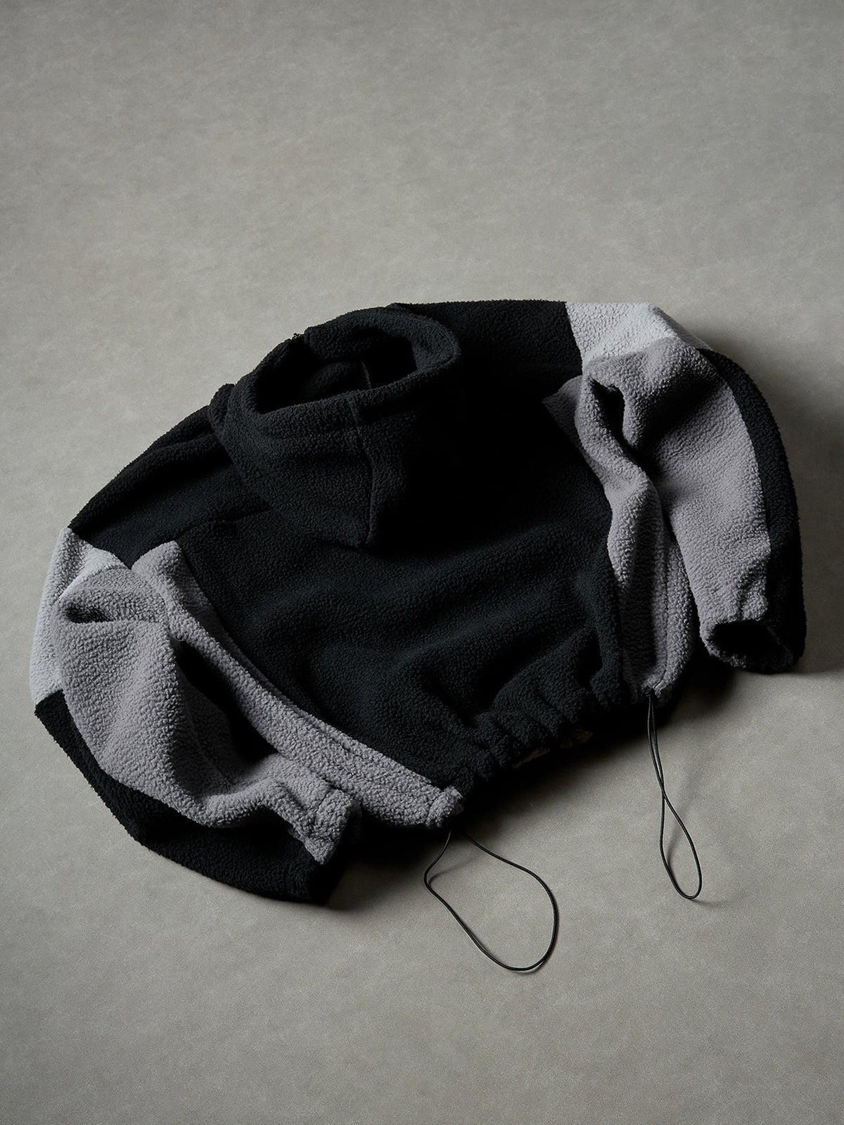 Colour Block Sherpa Fleece Hooded Jacket