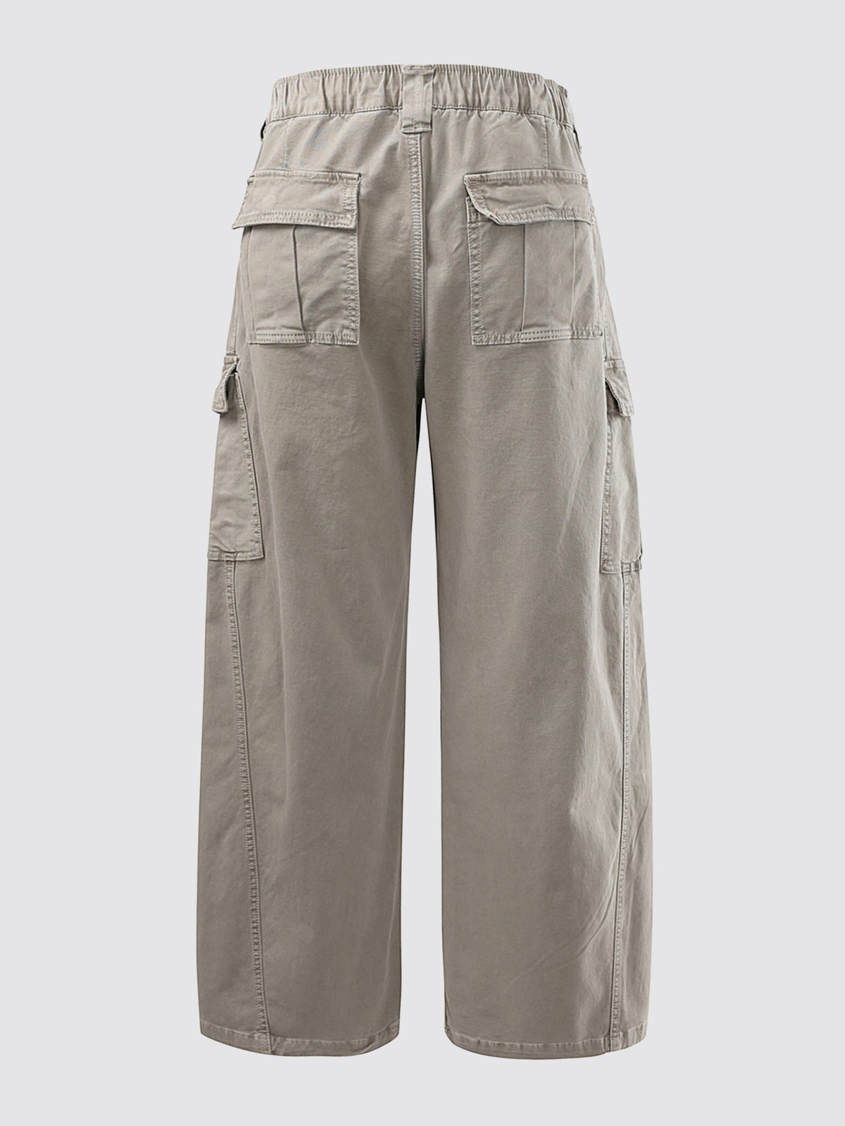 Vintage Washed Barrel Leg Cargo Trousers