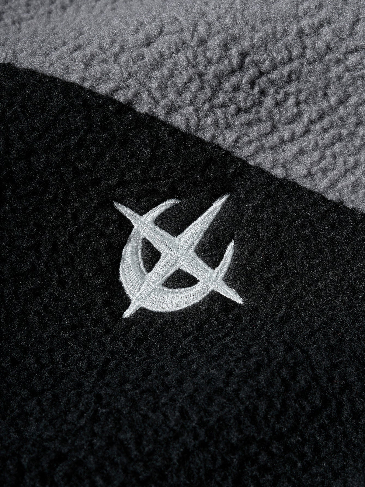 Colour Block Sherpa Fleece Hooded Jacket