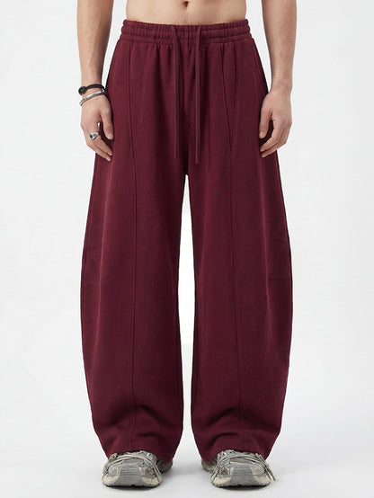 Seam Detail Barrel Leg Sweatpants