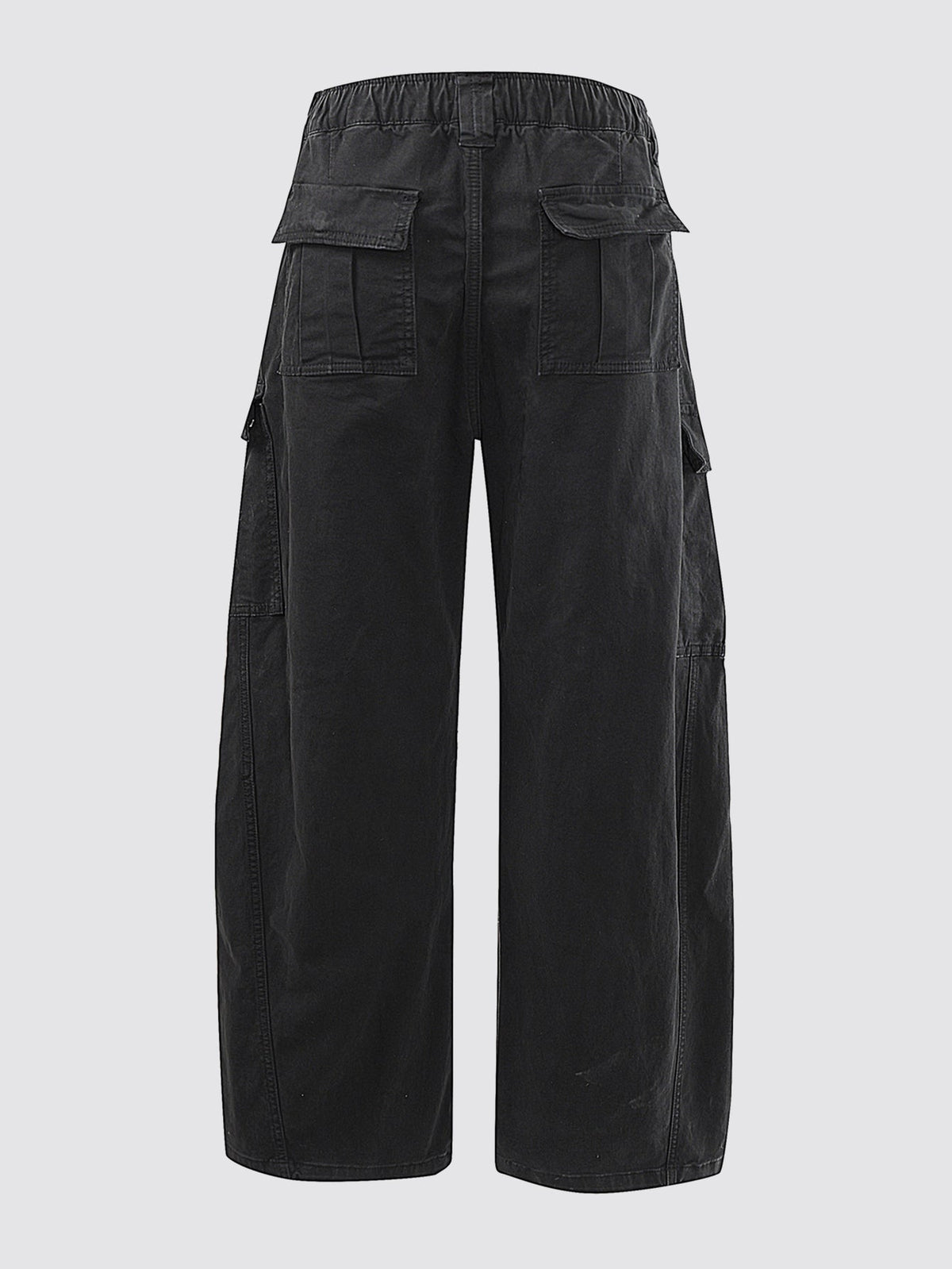 Vintage Washed Barrel Leg Cargo Trousers