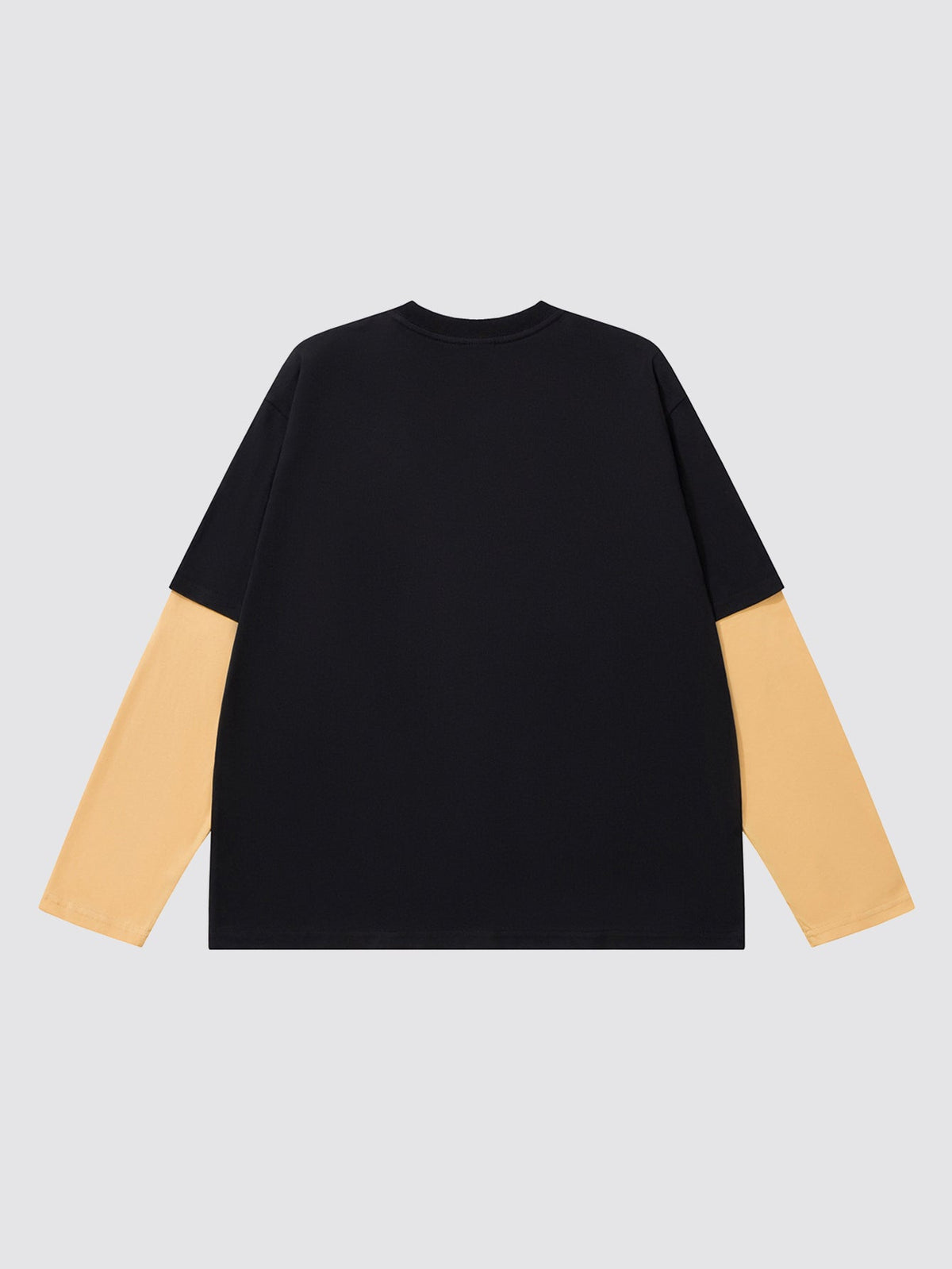 Vintage Layered Print Long Sleeve T-Shirt