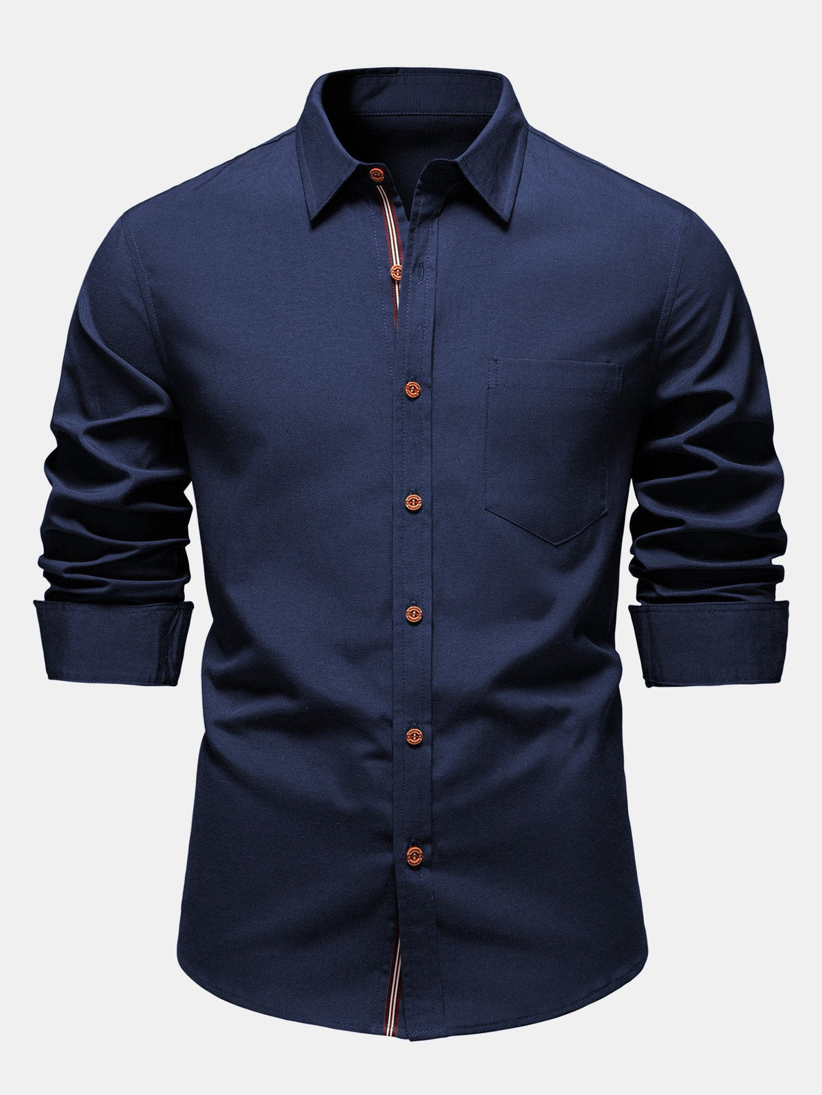 Long Sleeve Button-Down Oxford Shirt