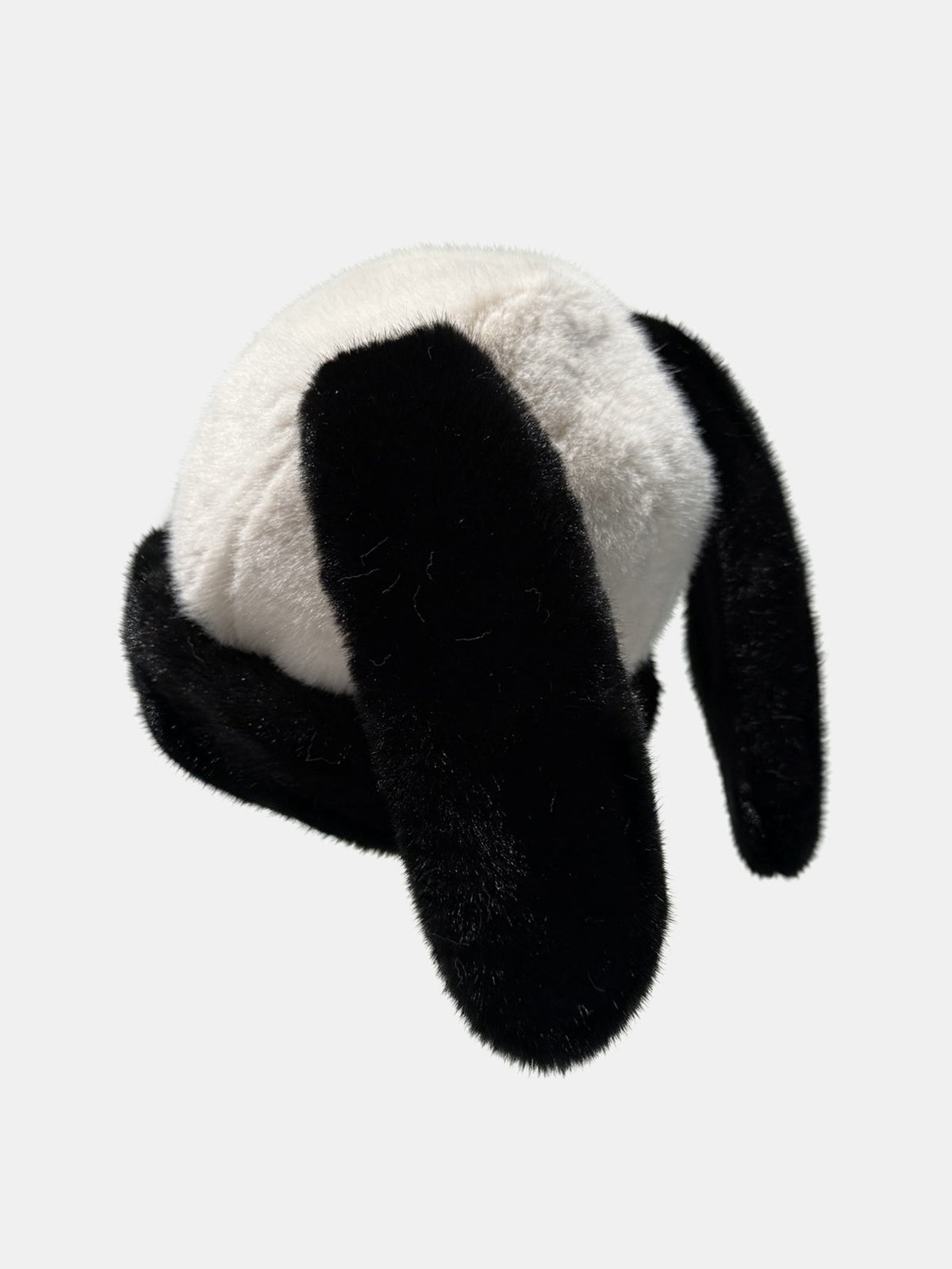Floppy Bunny Ear Faux Fur Winter Bucket Hat