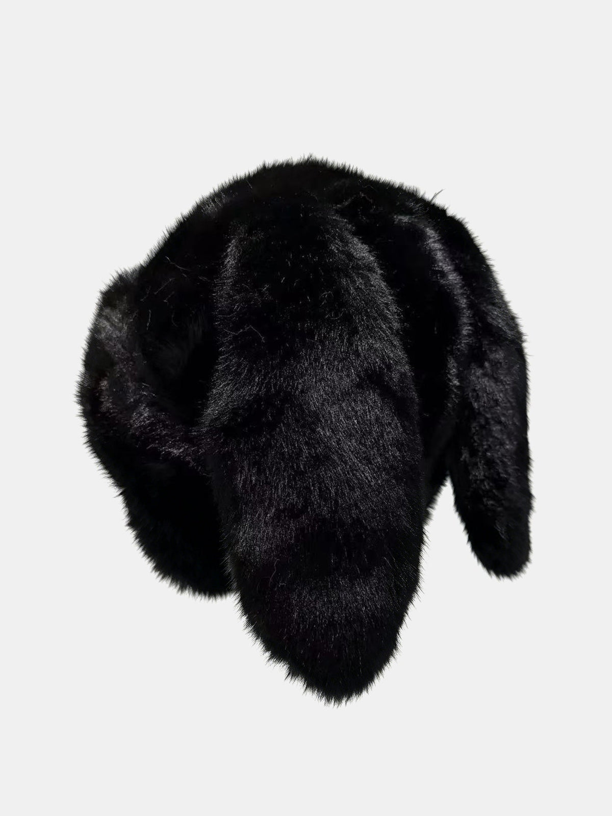 Floppy Bunny Ear Faux Fur Winter Bucket Hat