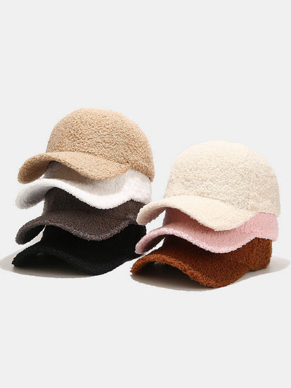 Soft Teddy Fleece Baseball Cap
