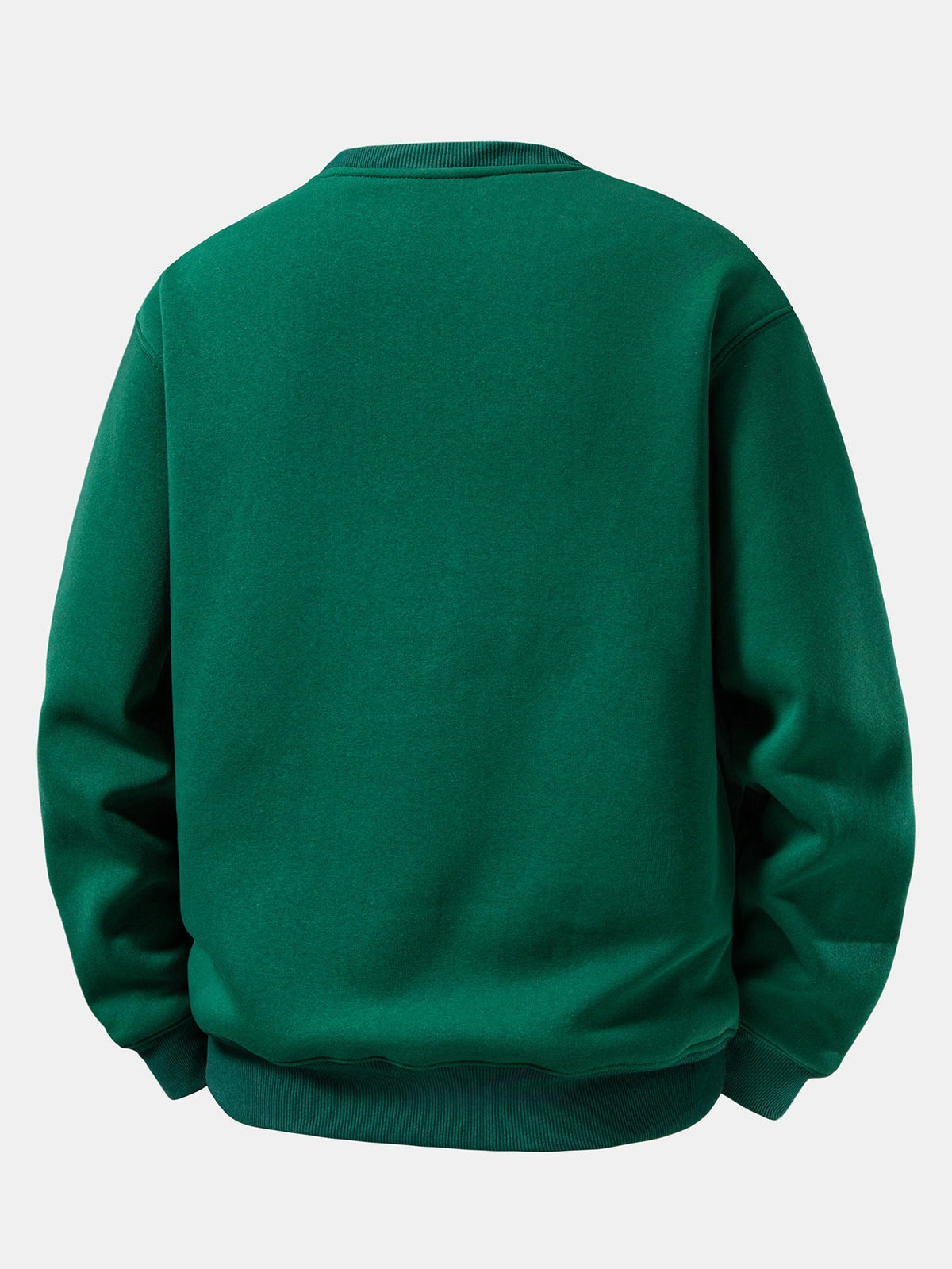Basic Sherpa-Lined Relaxed Sweatshirt