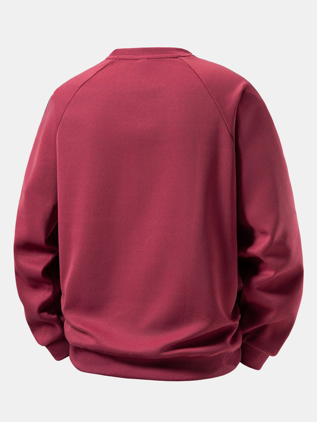 New York Print Contrast Stripe Raglan Sweatshirt