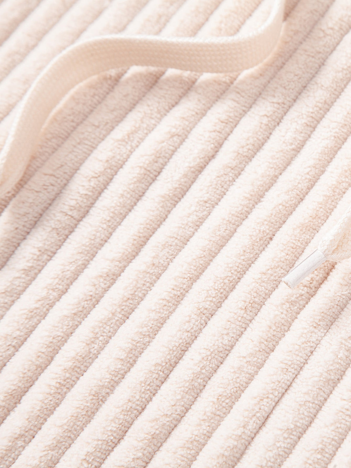 Ribbed Corduroy Relaxed Hoodie