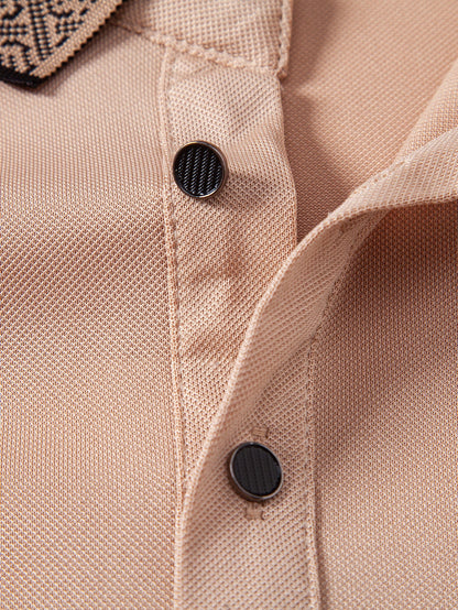 Contrast Collar Polo
