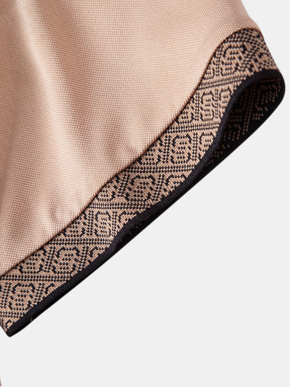 Contrast Collar Polo