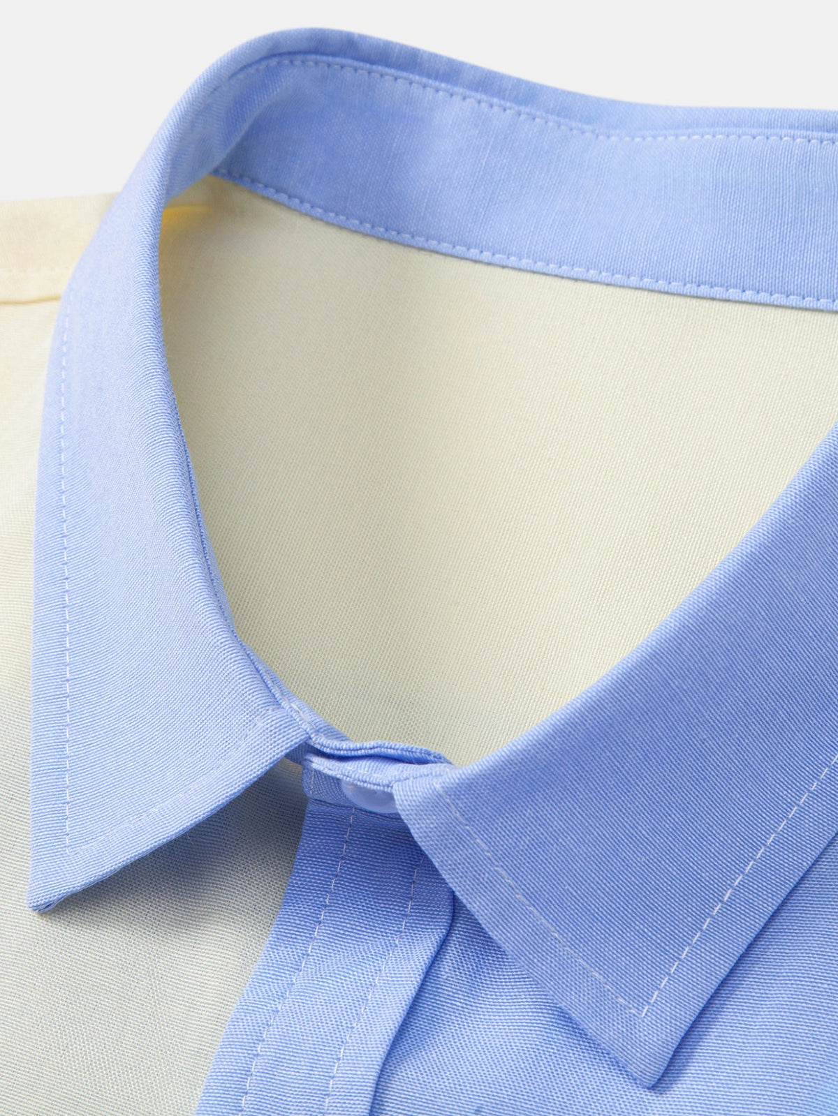 Colour Block Button-Down Oxford Shirt