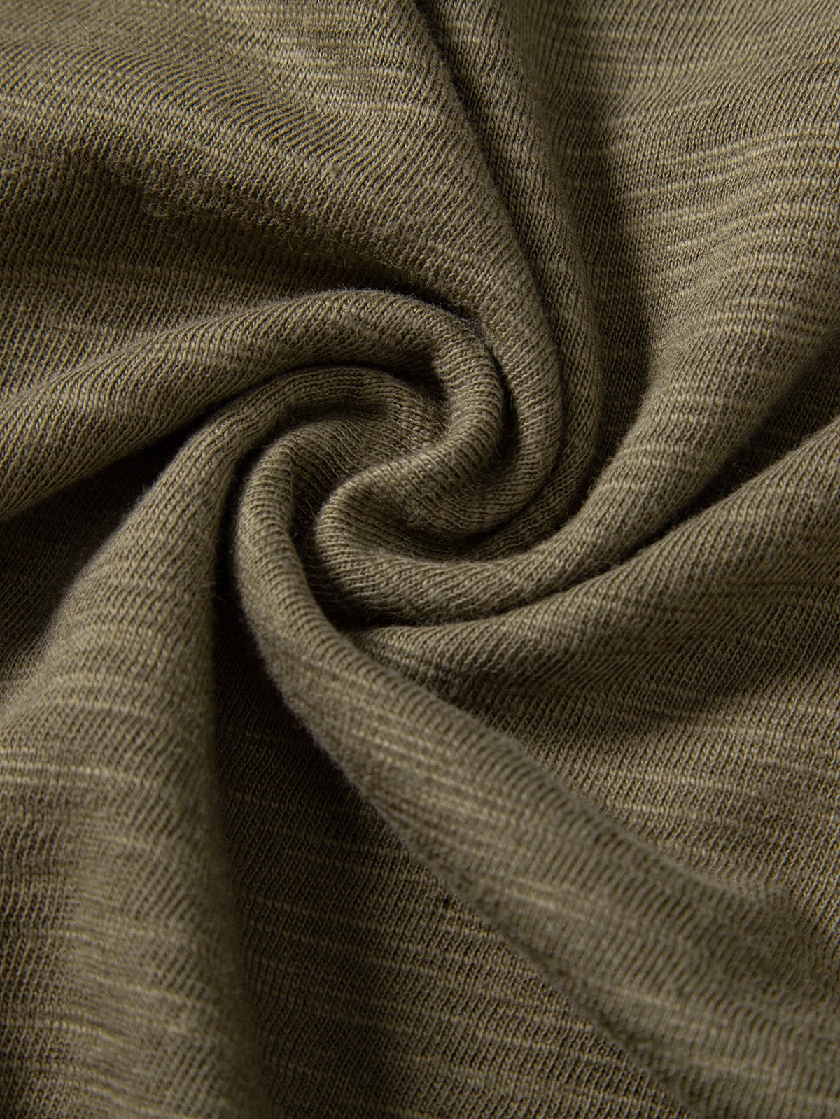 Textured Cotton Henley T-Shirt