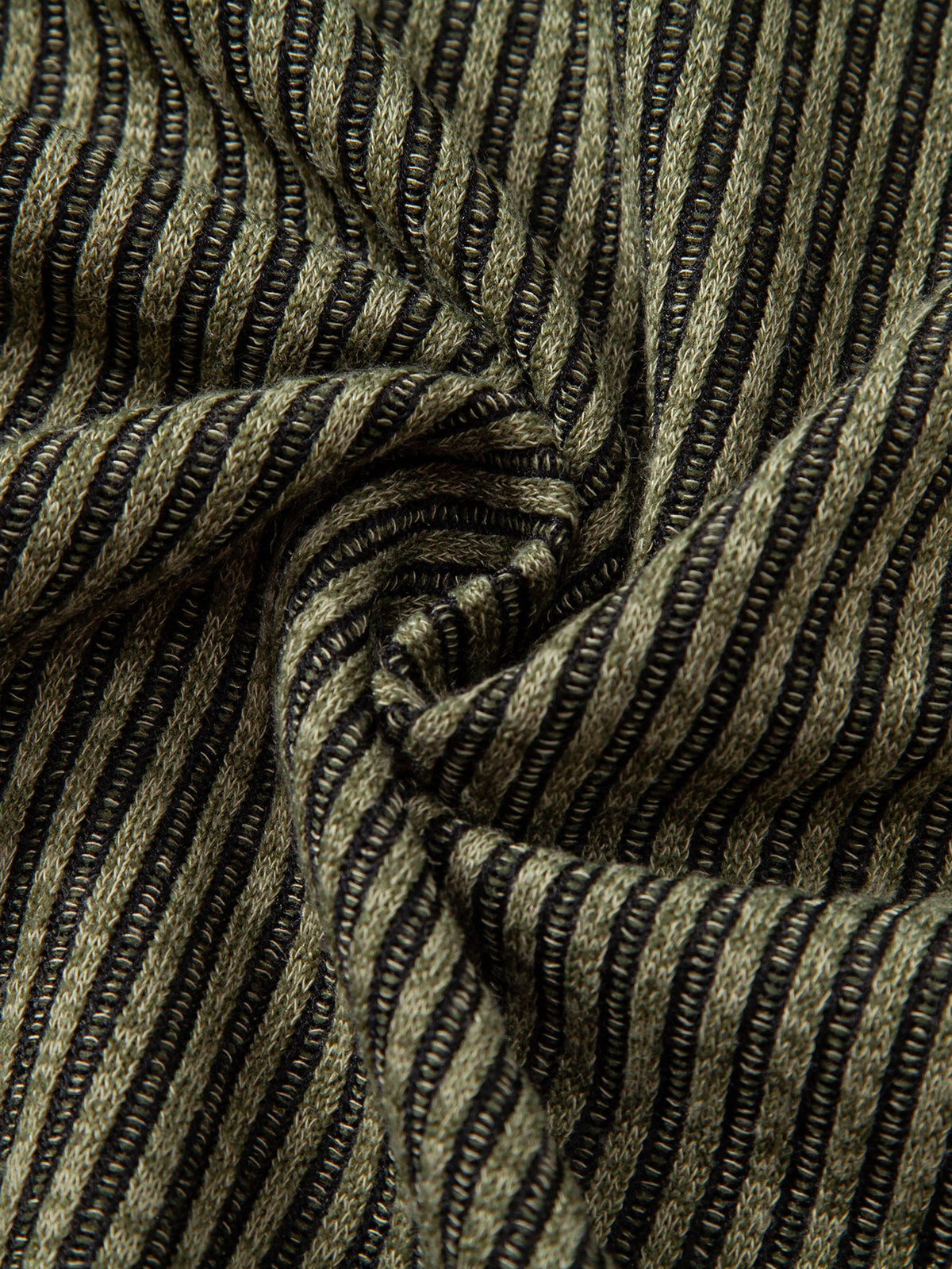 Ribbed Knit Long Sleeve Henley