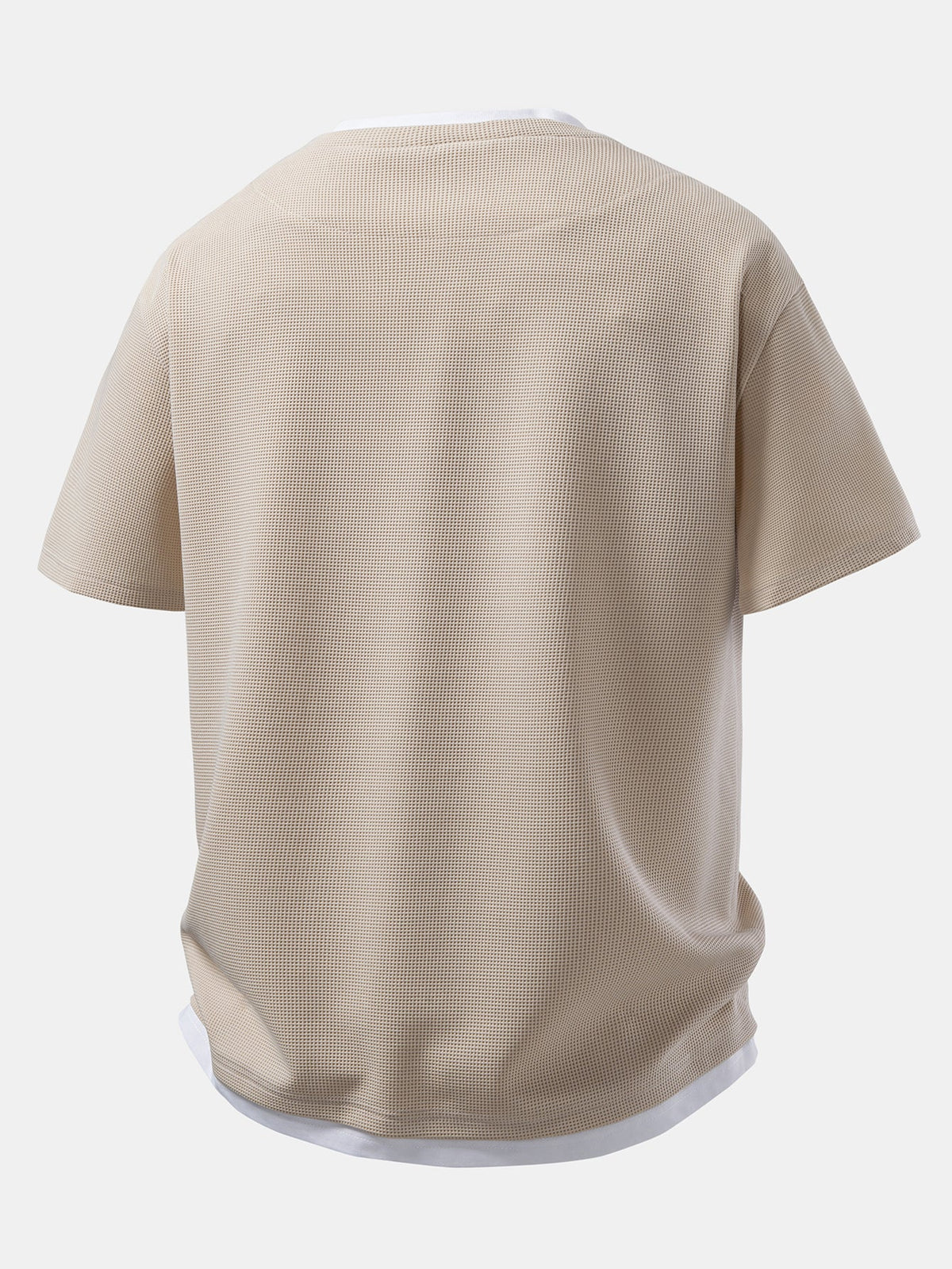 2-in-1 Waffle Notch Neck T-Shirt & 7" Shorts Set