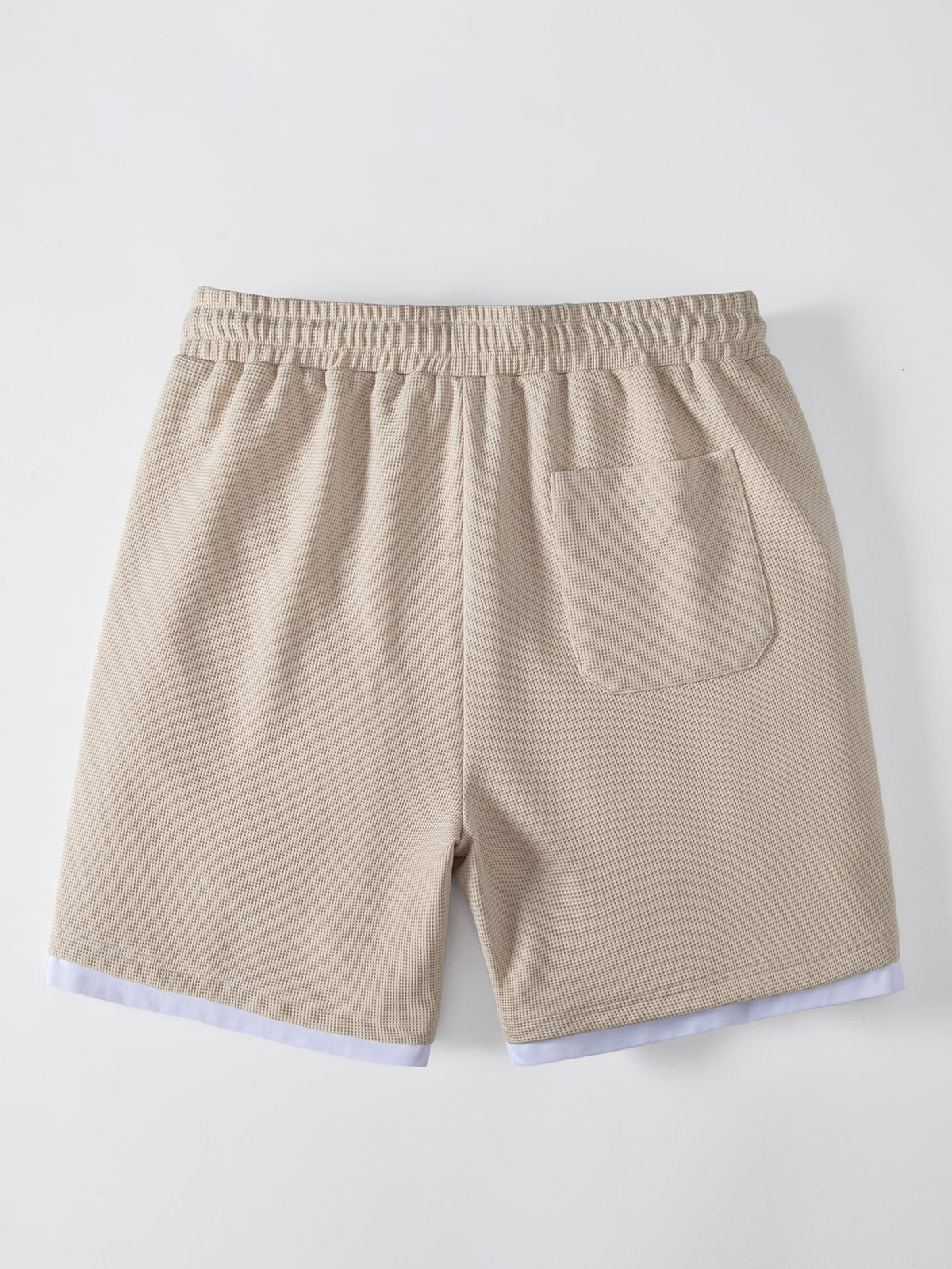 2-in-1 Waffle Notch Neck T-Shirt & 7" Shorts Set