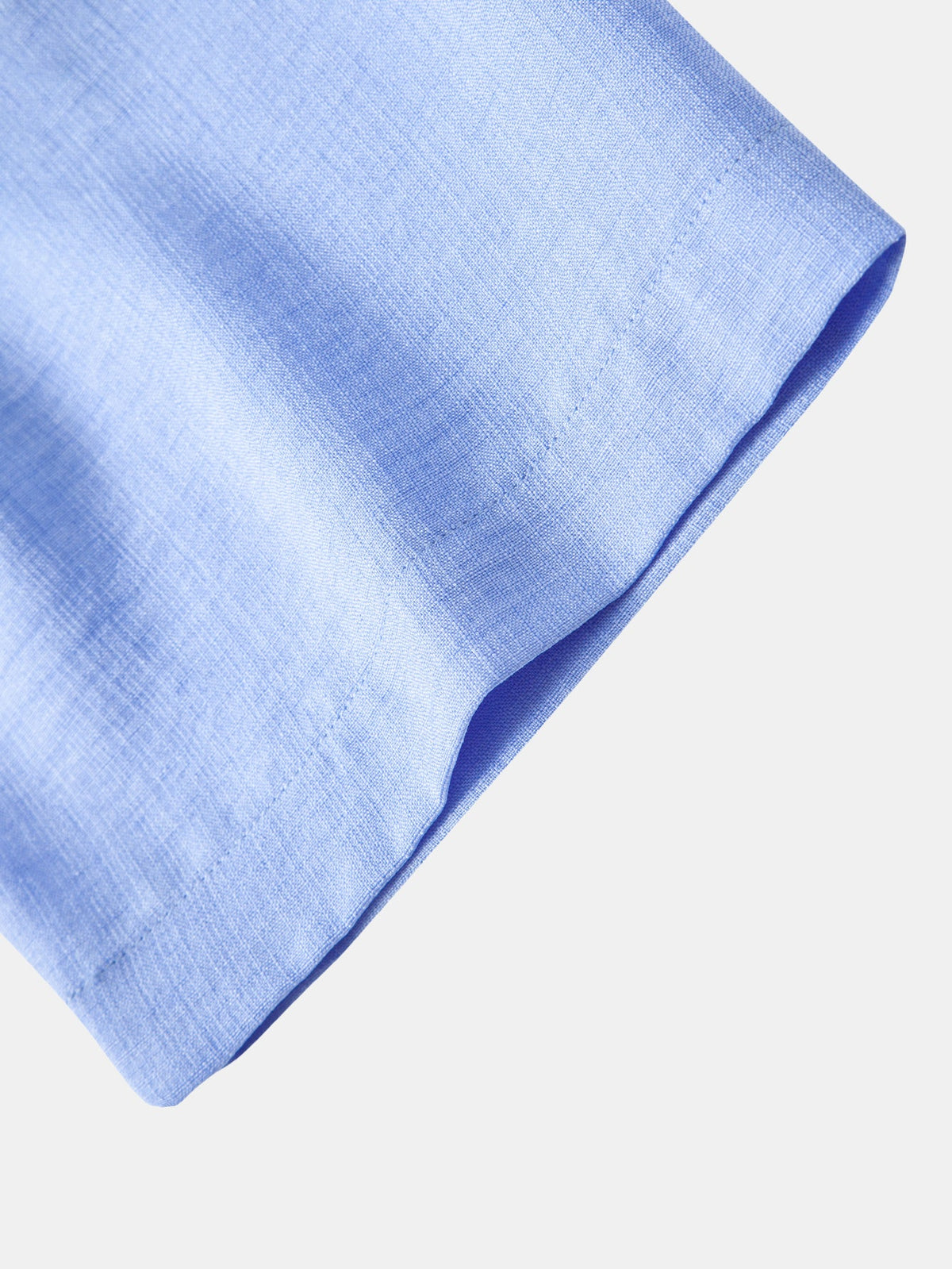 Camisa com botões de visual de linho