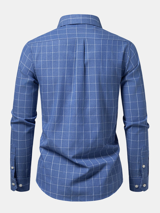 Camisa xadrez de botões