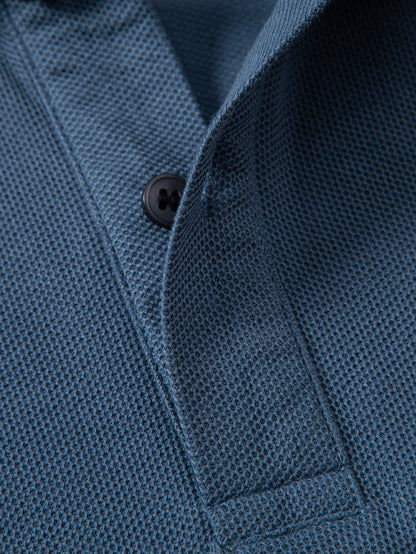 Polos de piquê de algodão de manga longa