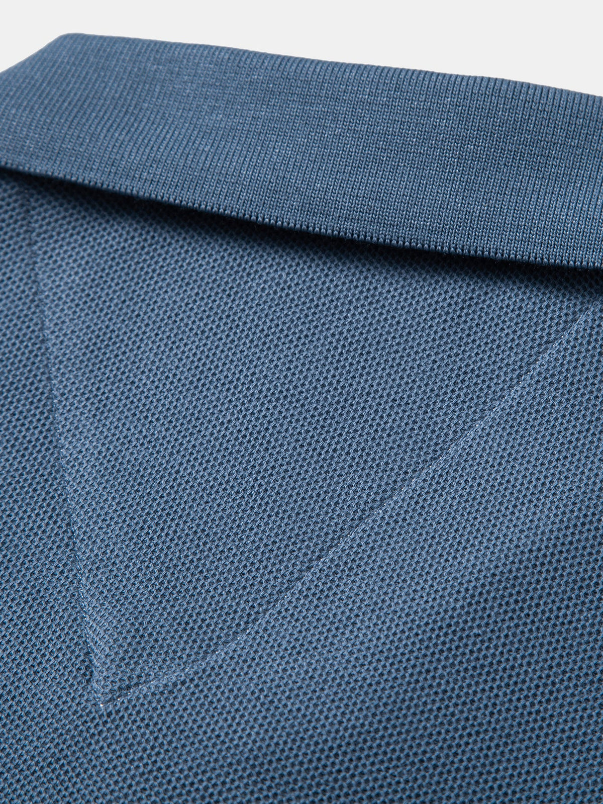 Polos de piquê de algodão de manga longa