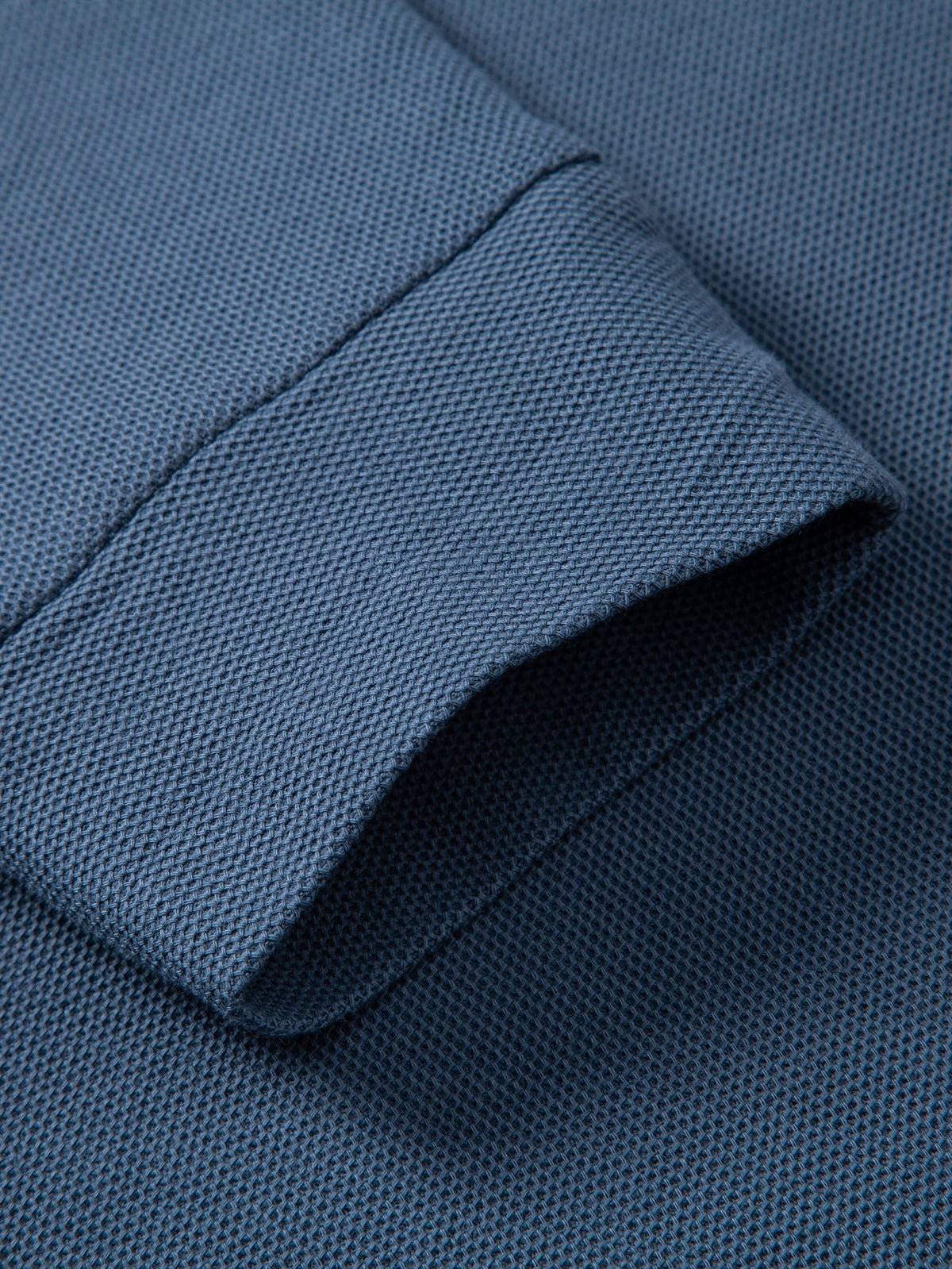 Polos de piquê de algodão de manga longa