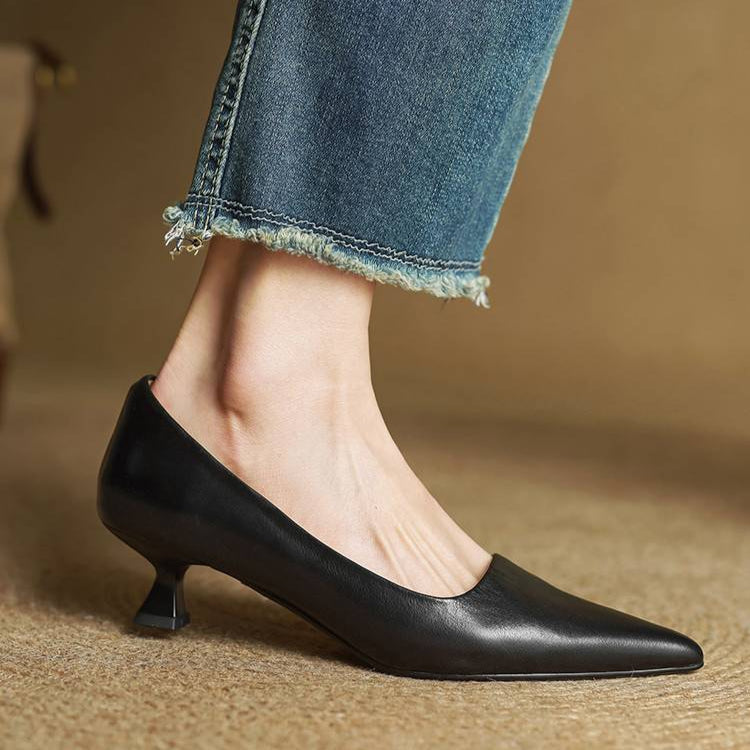 Hartley Leather Heels