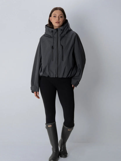 OlympLondon™ One Size Short Oversized Rain Jacket
