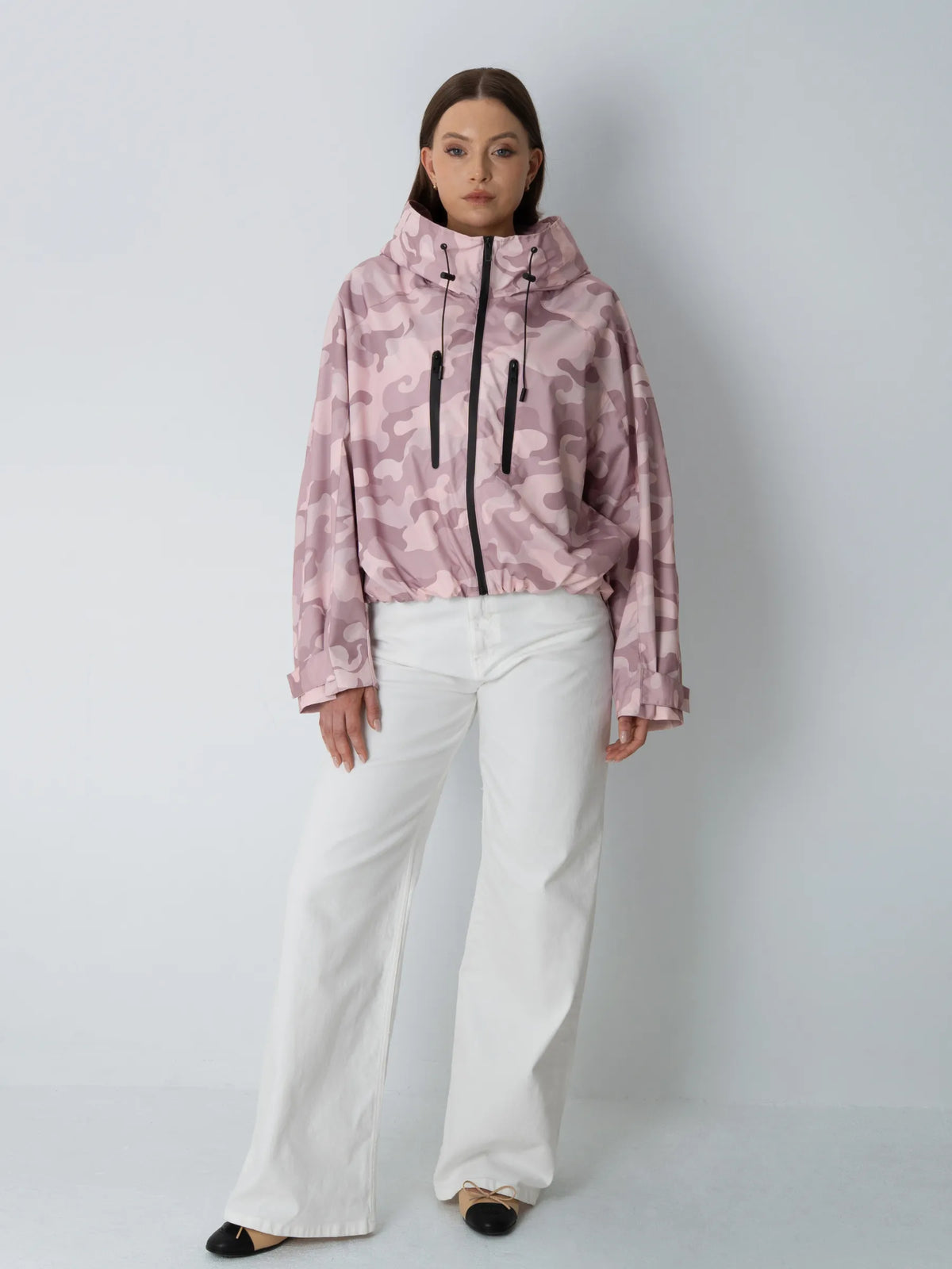 OlympLondon™ One Size Short Oversized Rain Jacket