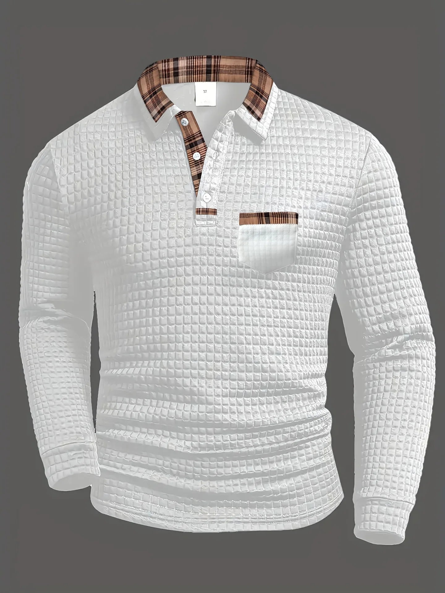 Kensington Checked Knit Polo
