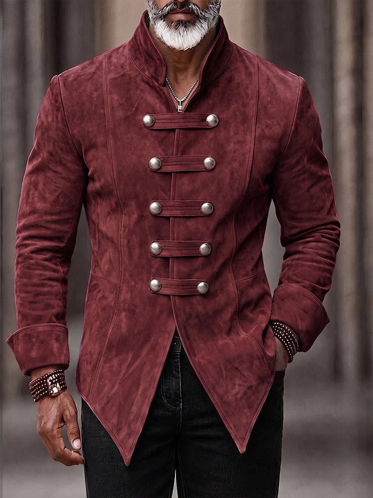 Vintage Olymp Suede Stand Collar Jacket